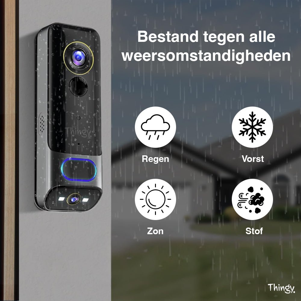 Thingy® Video Deurbel 2K Dual Camera - Thingy