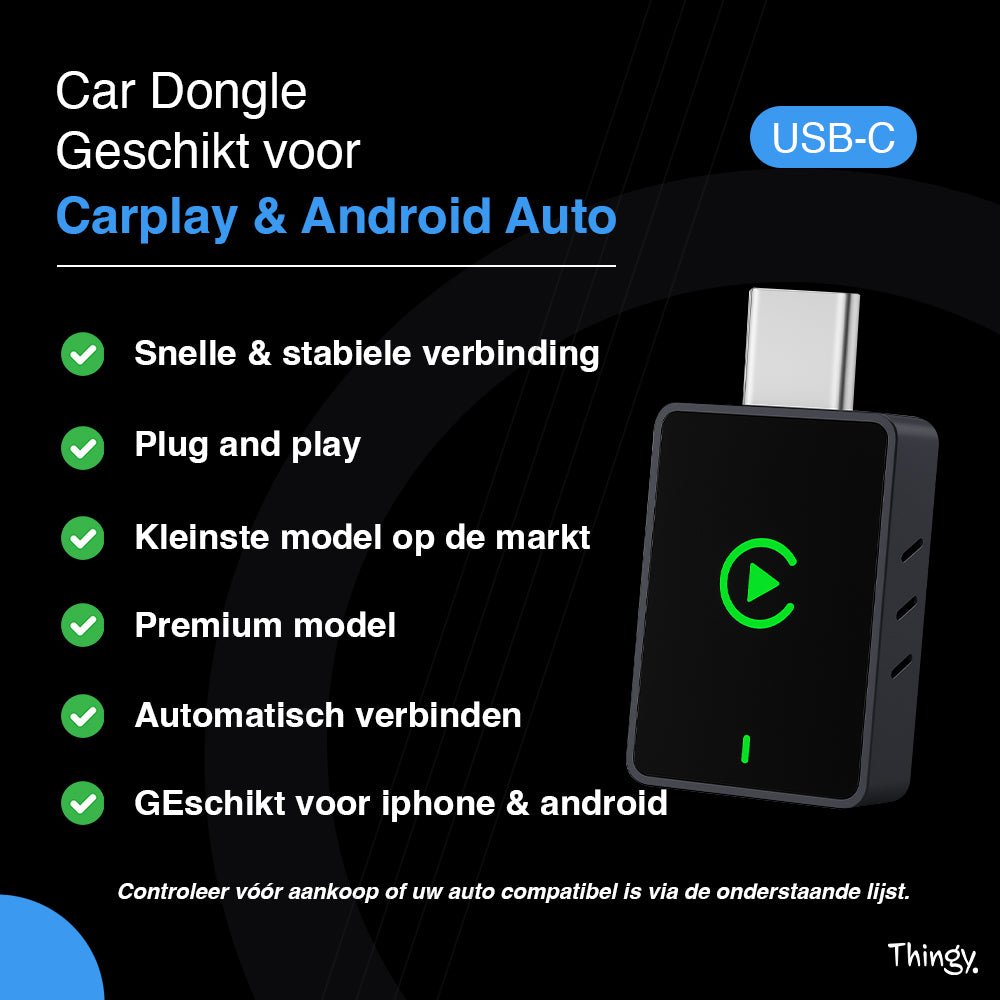 Thingy® USB - C 2 - in - 1 CarPlay Dongle - Thingy