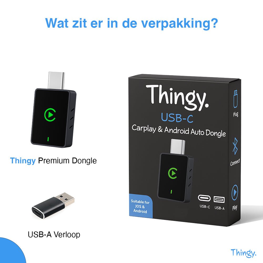Thingy® USB - C 2 - in - 1 CarPlay Dongle - Thingy