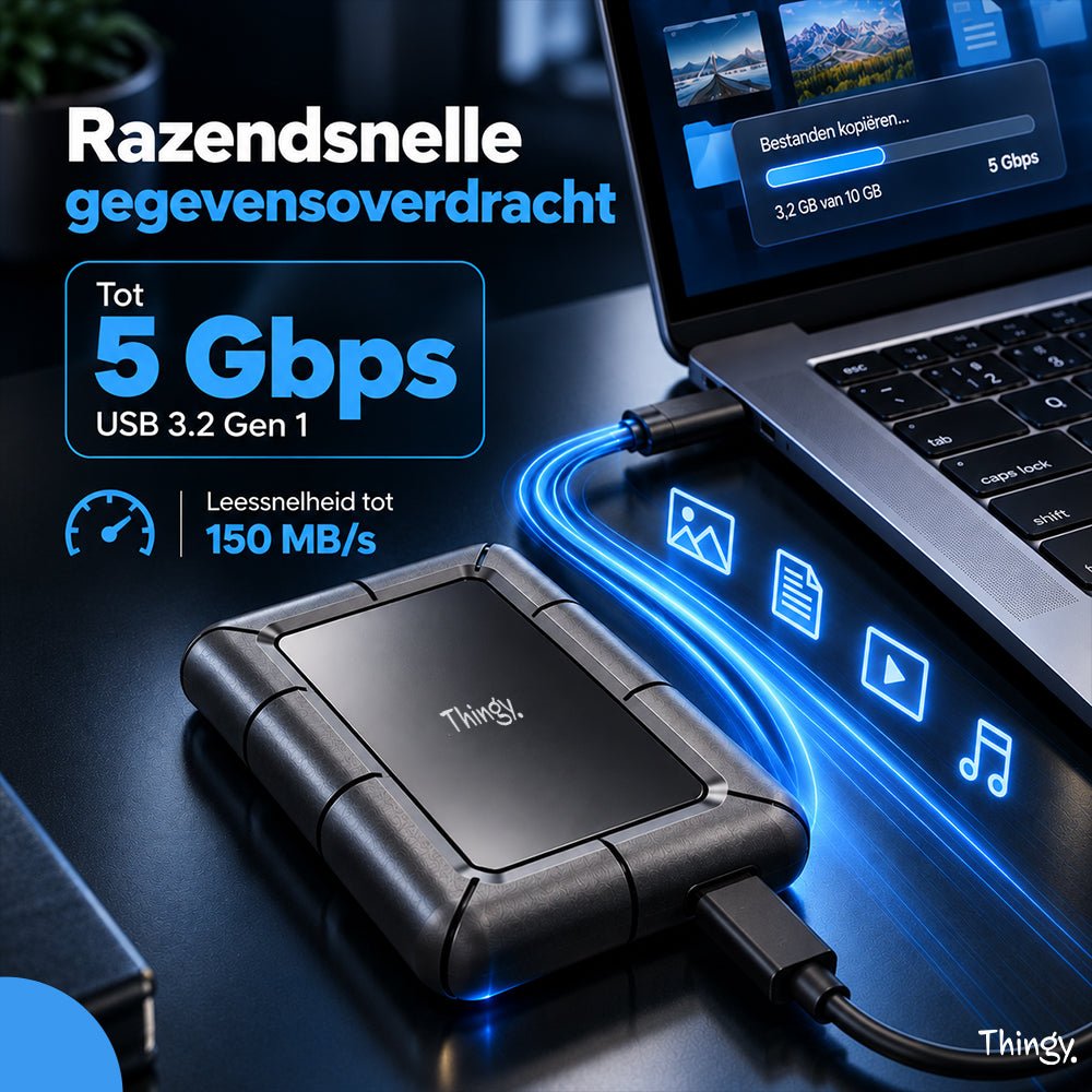 Thingy® Externe Harde Schijf 500 GB | USB-C - Thingy