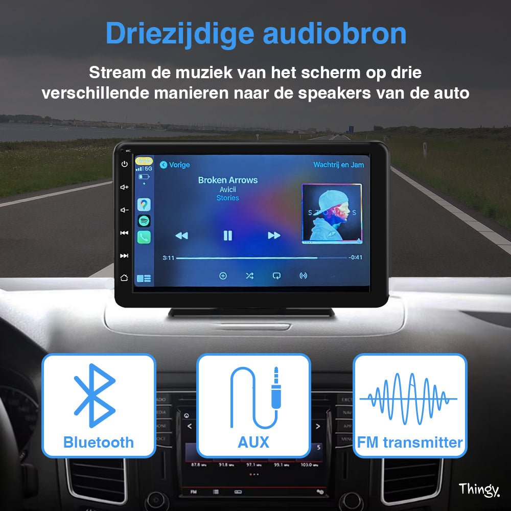 Thingy® Carplay Scherm 7 inch - Thingy