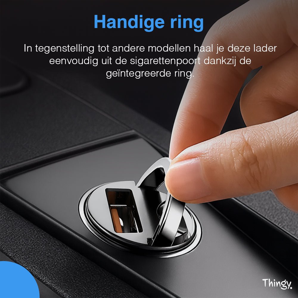 Thingy® Autolader 100W USB - A & USB - C - Thingy