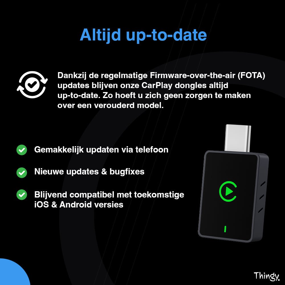 Thingy® USB - C 2 - in - 1 CarPlay Dongle - Thingy