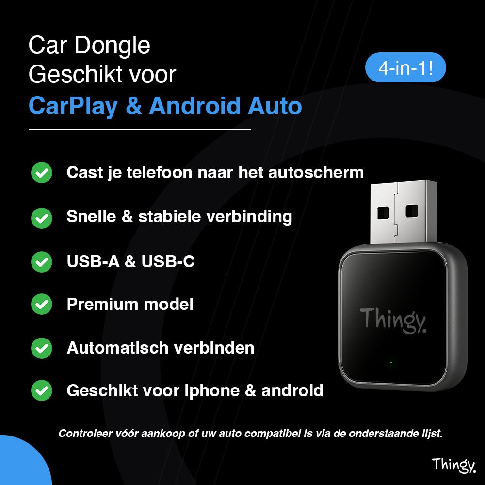 Thingy® 4 - in - 1 CarPlay Dongle - Thingy