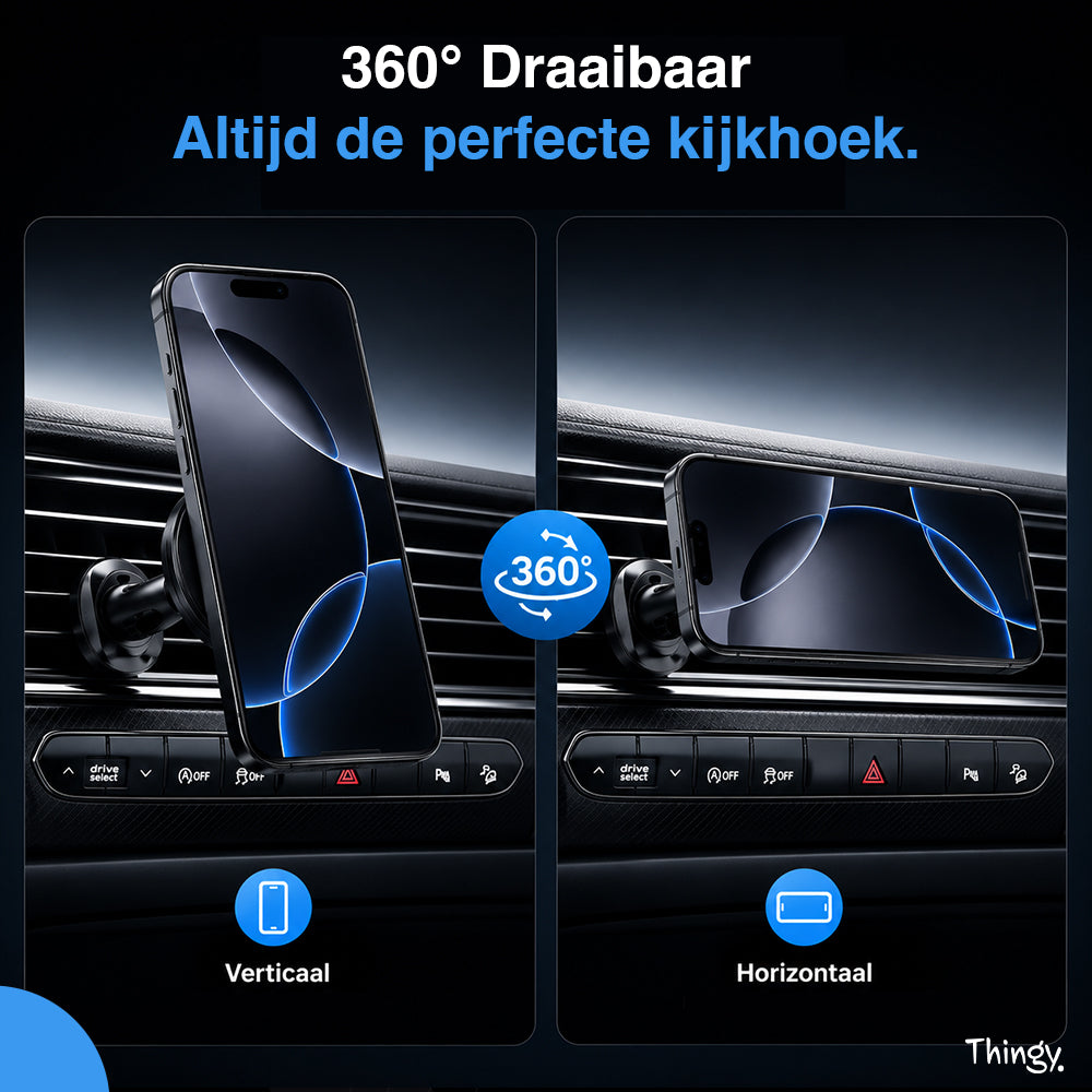 Telefoonhouder Auto | Ventilatie & Dashboard | Magnetisch | MagSafe Compatibel